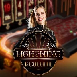 Lightning Roulette casino game by Evolution – featured logo at Holyluck Casino