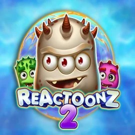 Slots logo of Reactoonz 2 from Play'n GO at Holyluck Casino