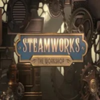 Steamworks The Workshop logo – Slots by Peter & Sons at Holyluck Casino